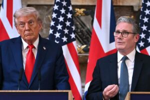 Trump shares SNL skit mocking Starmer as he speaks to UK PM over Iran war