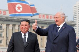 North Korea’s Kim meets Lukashenko, slams ‘pressure ​on Belarus from West’