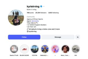 Kyrie Irving changes Instagram photo to show solidarity with Palestine
