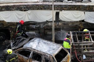 At least eight killed, 25 injured as train hits bus in Bangkok