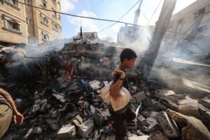 Israeli attack on Gaza kills three family members, including infant