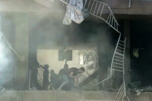Israel attacks southern Beirut after alleged Hezbollah drone fire
