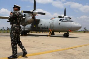 Five Indian air force staff killed as transport plane crashes in Assam