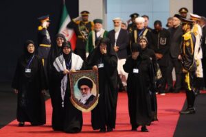 Mourners pay respects as Iran’s slain leader Ali Khamenei laid in state
