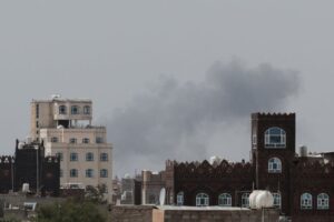 Yemen government says its forces attacked Sanaa airport