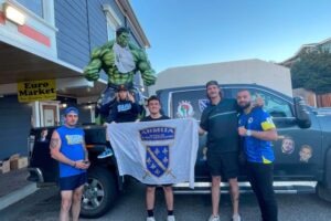 ‘We can relate’: Bosnia fans bring passion, Palestine support, to World Cup