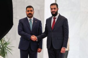 Iraqi PM Ali al-Zaidi meets Ahmed al-Sharaa in historic Syria visit